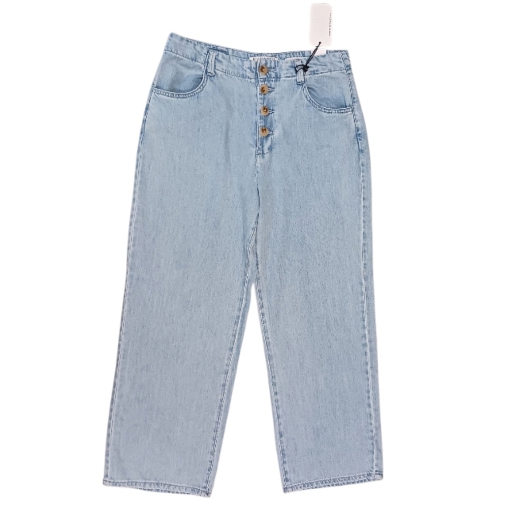 Velvet Heart Laura High Waist Wide Leg Jeans Light Wash - Picture 2 of 9